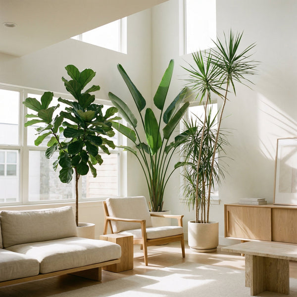 Hoge kamerplanten collectie Green Bubble