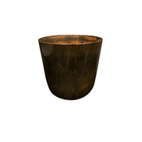 Pot Palermo marble bruin
