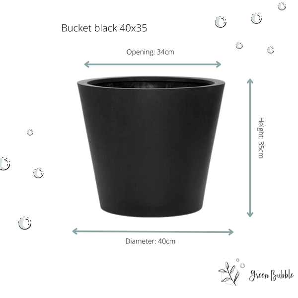 Pot Bucket Black