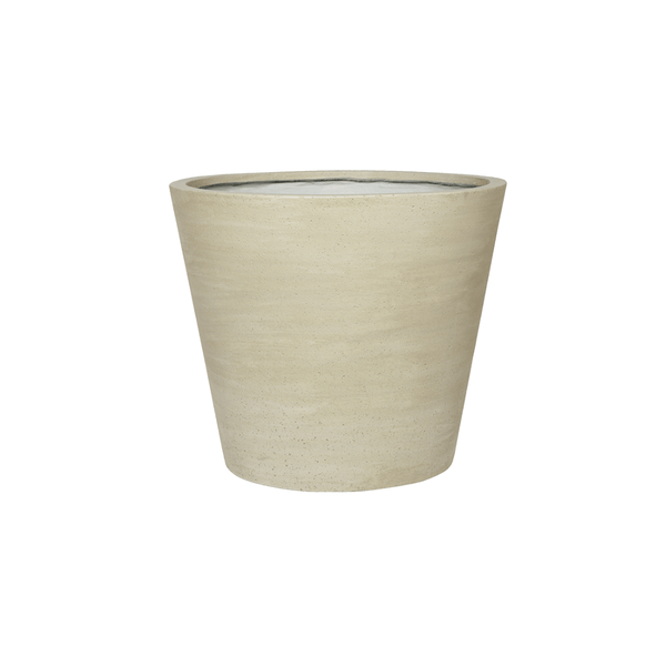 Pot Bucket Beige Washed