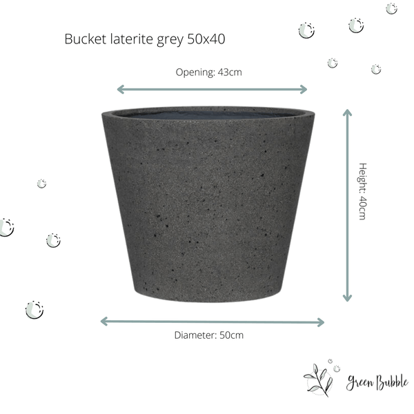 Pot Bucket Laterite Grey kopen bij Green Bubble