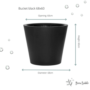 Pot Bucket Black