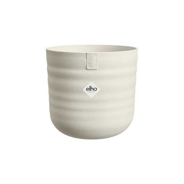 Maceta Elho Dune Round blanca