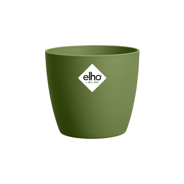 Maceta Elho Brussels Round Mini verde musgo