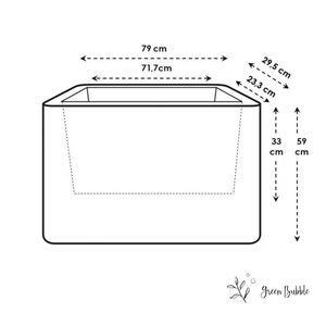 Pot Elho June Brick Divider Zwart