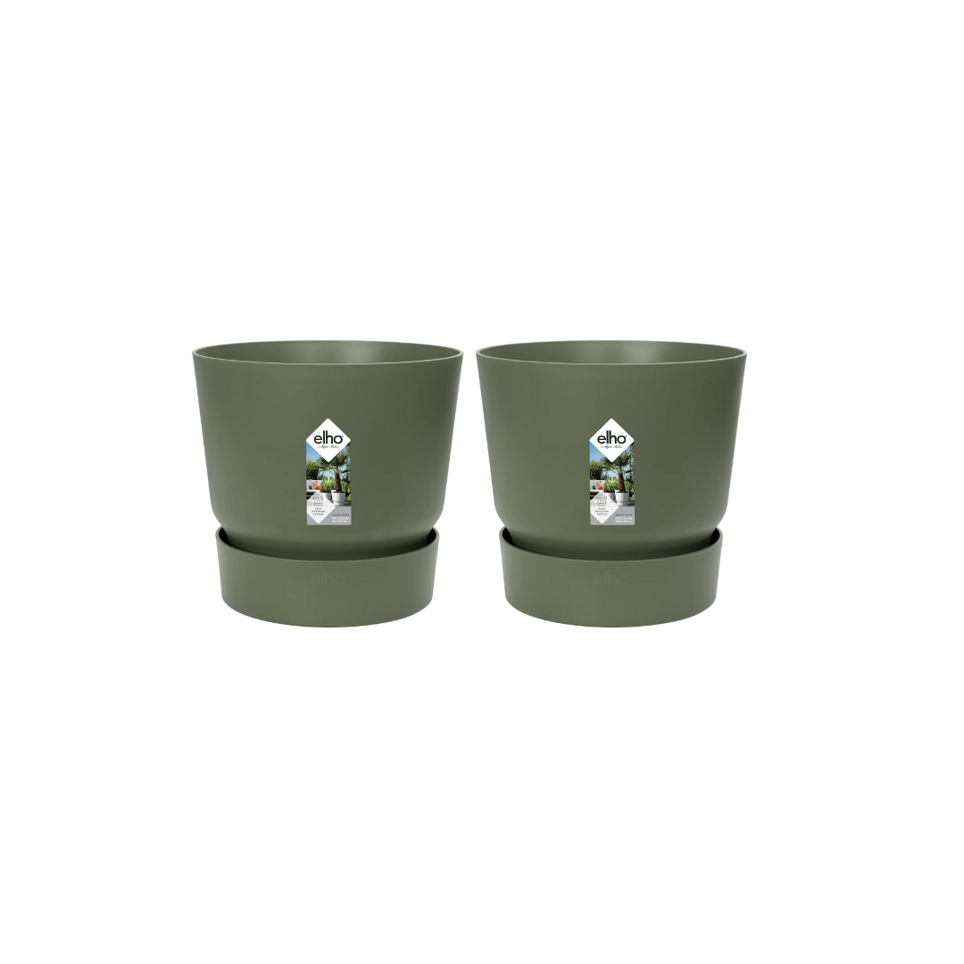2x Pot Elho Greenville vert