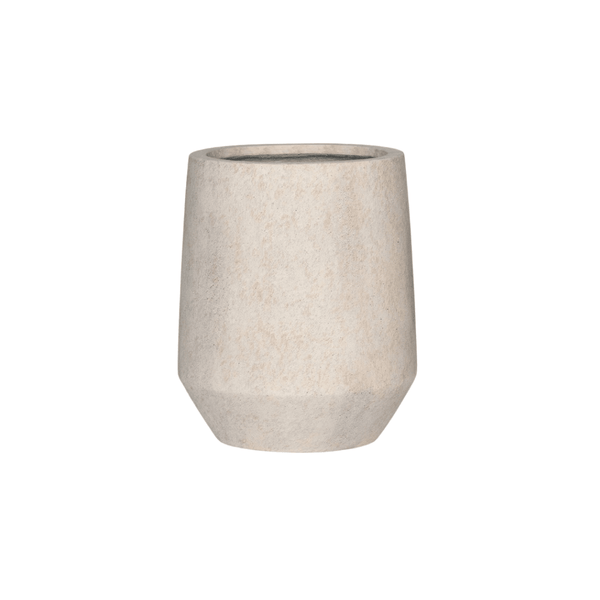 Pot Harith High Travertine Beige kopen bij Green Bubble