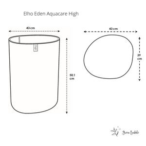 Pot Elho Eden Aquacare Grijs