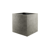 Topf Grigio Cube Natural Concrete