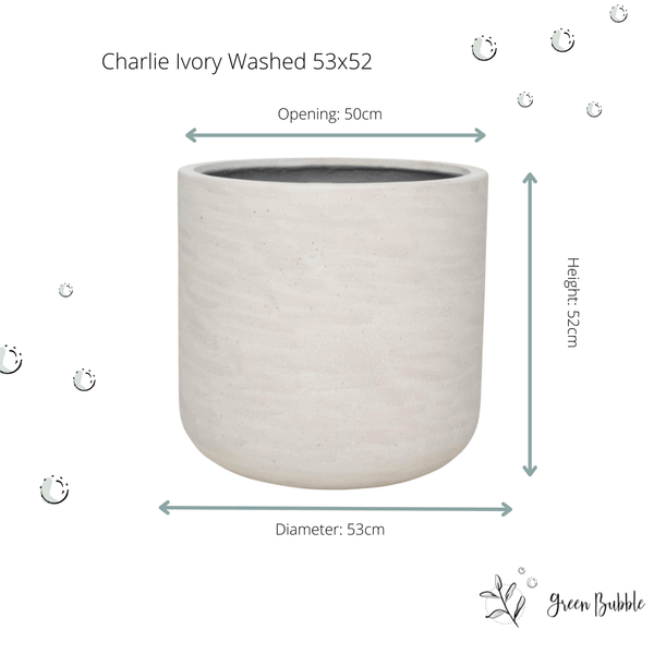 Pot Charlie Ivory Washed