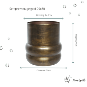 Pot Sempre vintage gold
