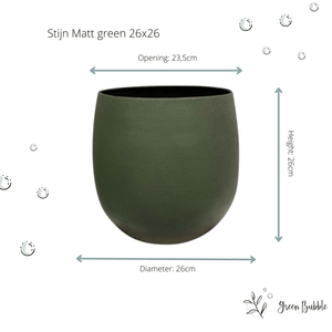 Pot Stijn mat groen
