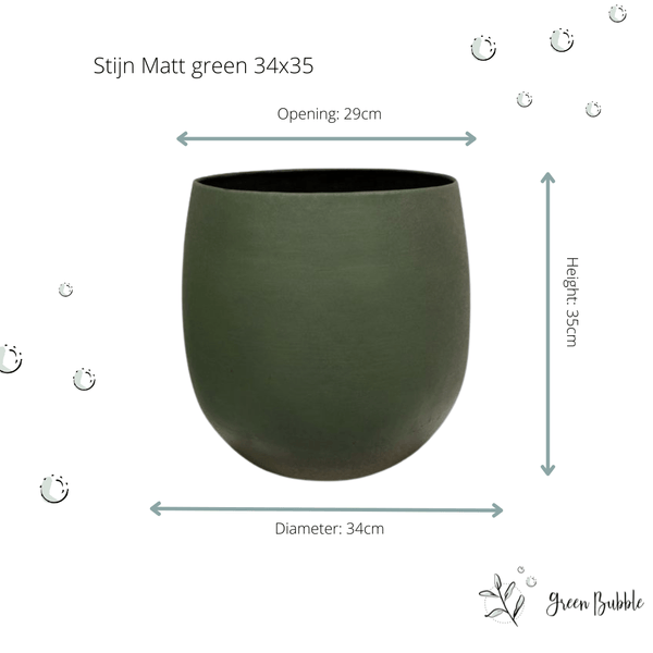 Pot Stijn mat groen