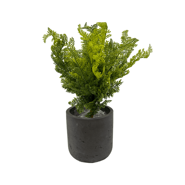 Bosvaren struik groen Kunstplant - 40 cm