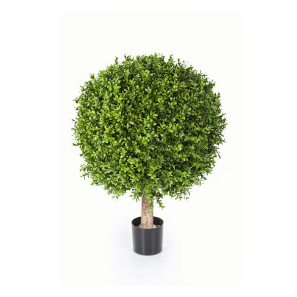 Buxus bol op stam kunstplant - 55 cm