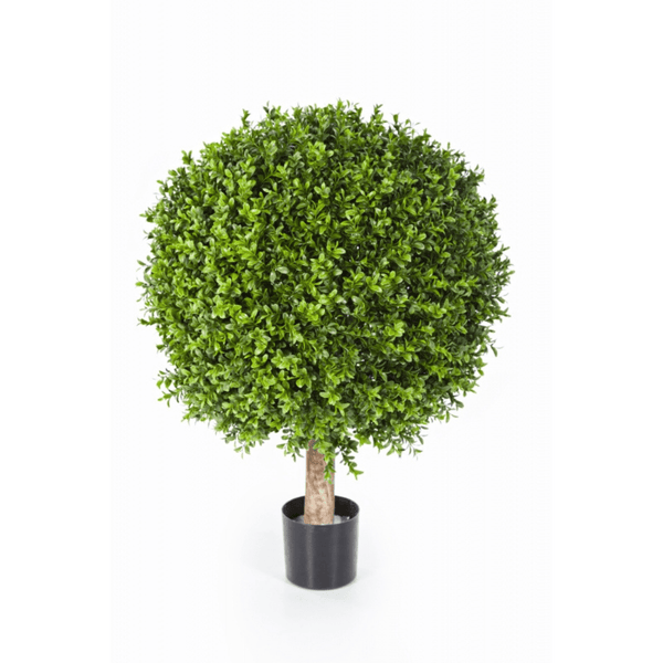 Buxus bol op stam kunstplant - 65 cm