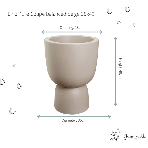 Pot elho Pure Coupe balanced beige