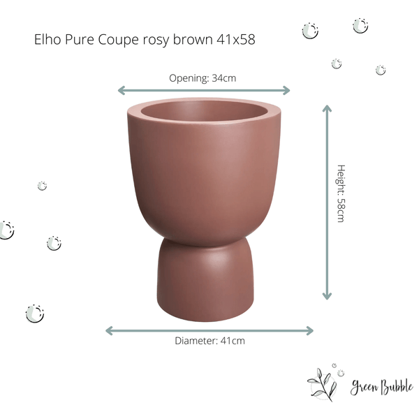 Pot elho Pure Coupe rosy brown