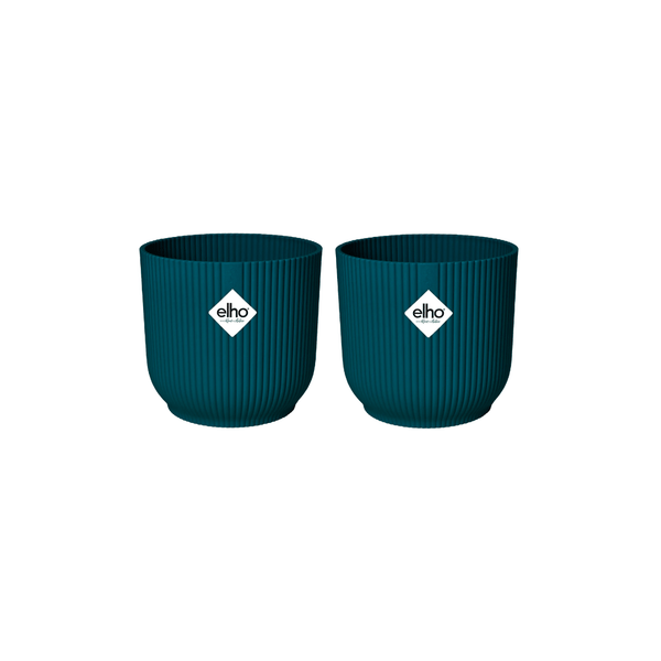 2x Pot elho Vibes Fold Round blauw