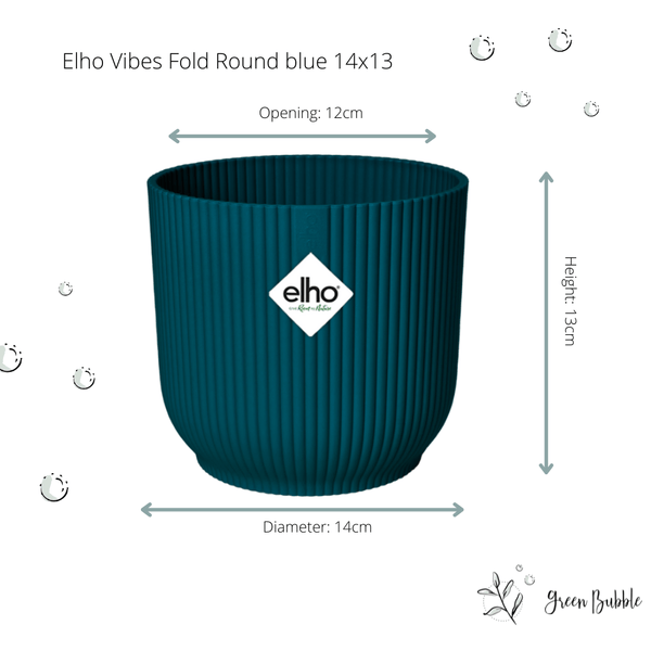 Pot elho Vibes Fold Round blauw