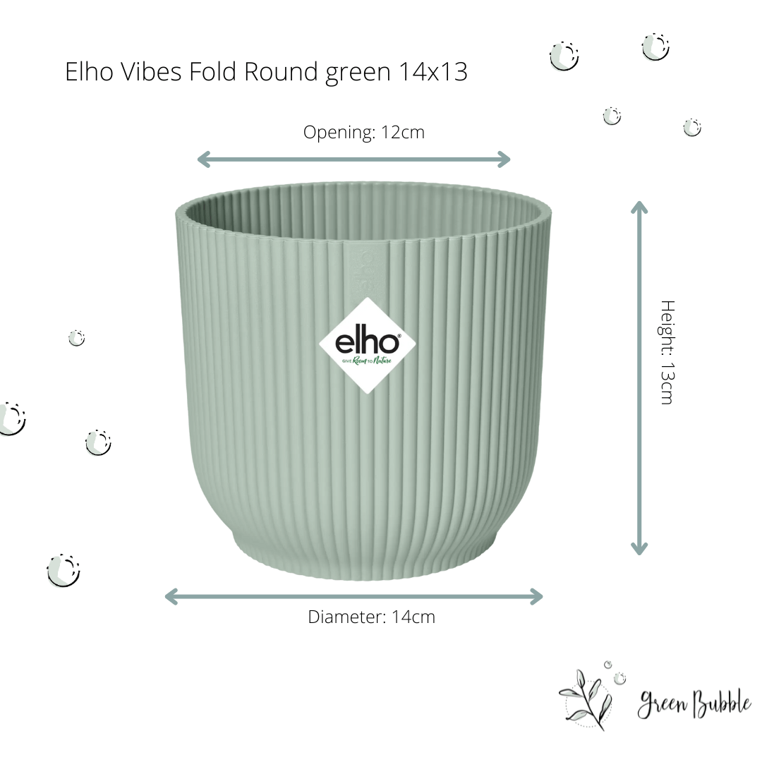 Pot Elho Vibes Fold Round green