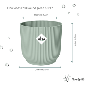 Pot elho Vibes Fold Round groen