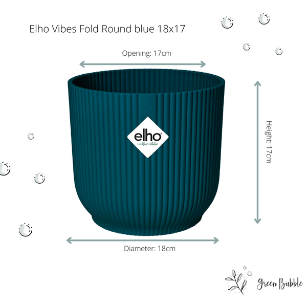 Pot elho Vibes Fold Round blauw