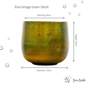 Pot Elisa Vintage Green