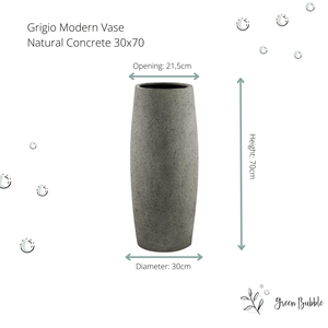 Vaas Grigio Modern Naturel Concrete