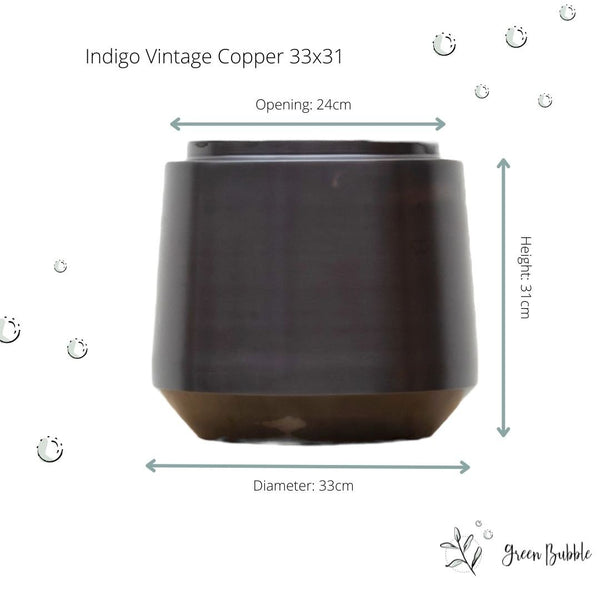 Pot Indigo Vintage Copper kopen bij Green Bubble