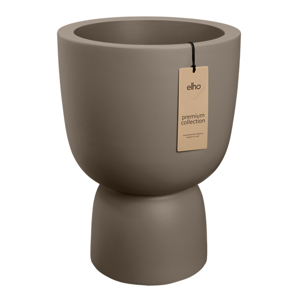 Pot Elho Amber Coupe in burnt umber