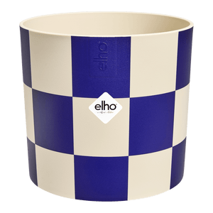 Maceta Elho Blocks & Stripes azul