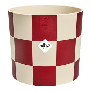 Maceta Elho Blocks & Stripes burdeos