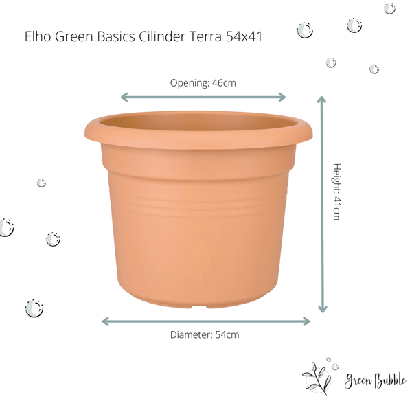 Pot Elho Green Basics Cilinder Terracotta