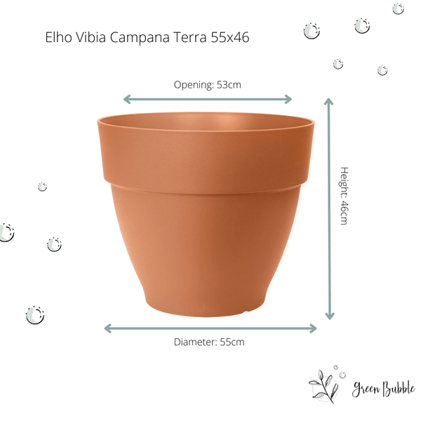 Pot Elho Vibia Campana rond Terracotta