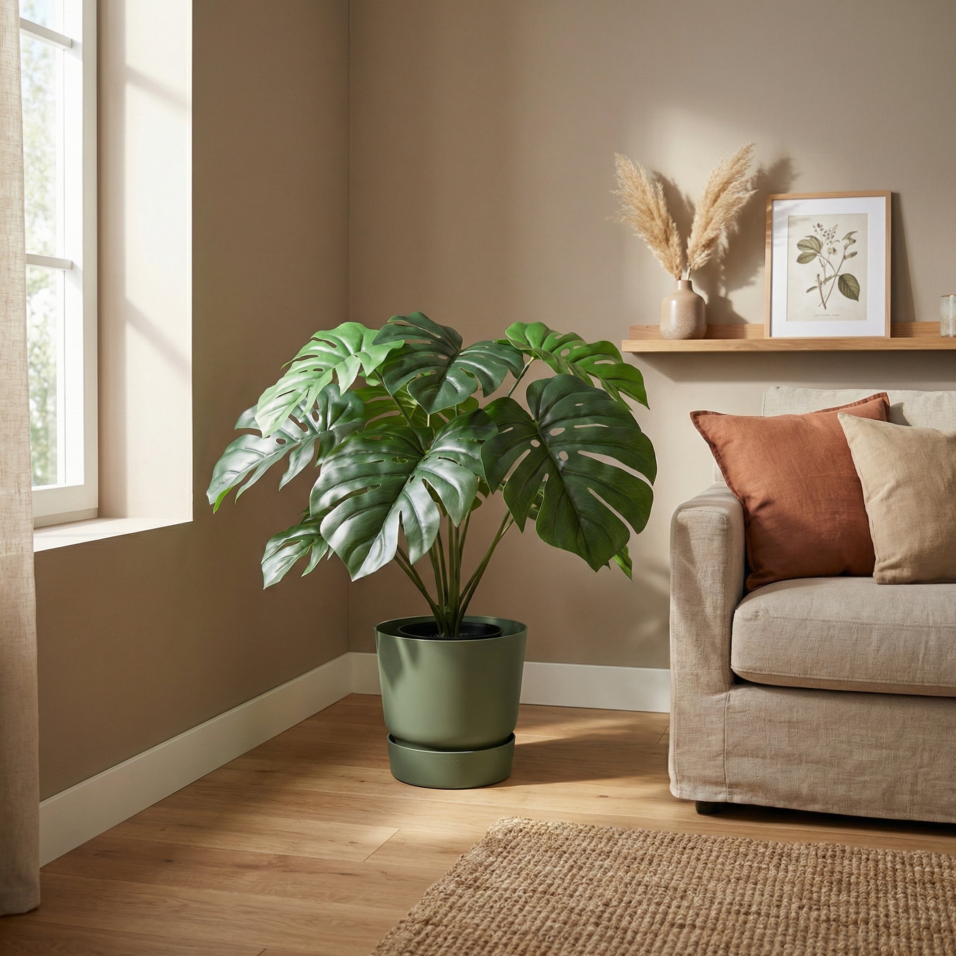 swiss cheese plant artificial Artificial Monstera Deliciosa - 45 cm