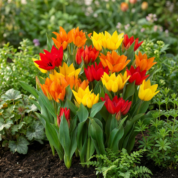 Bulbes de tulipe Praestans mélange