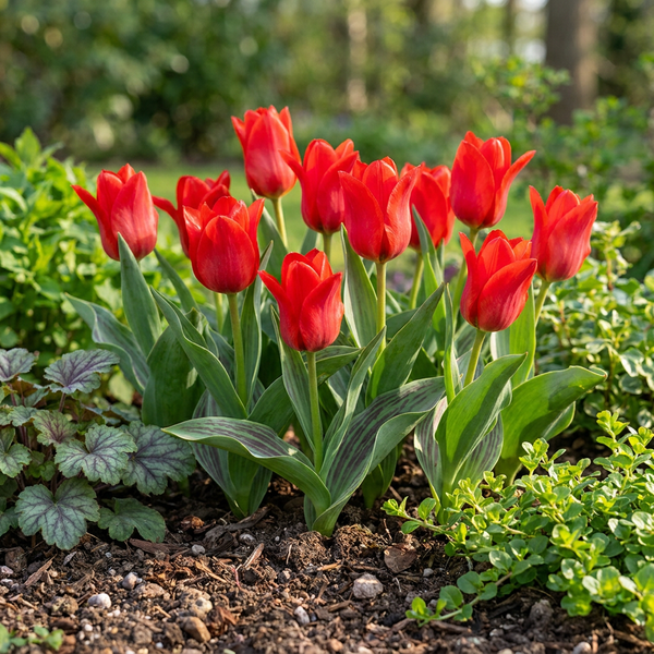 Bulbes de tulipe Greigii Red