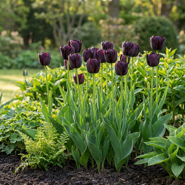 Cebulki tulipanów Triumph Black