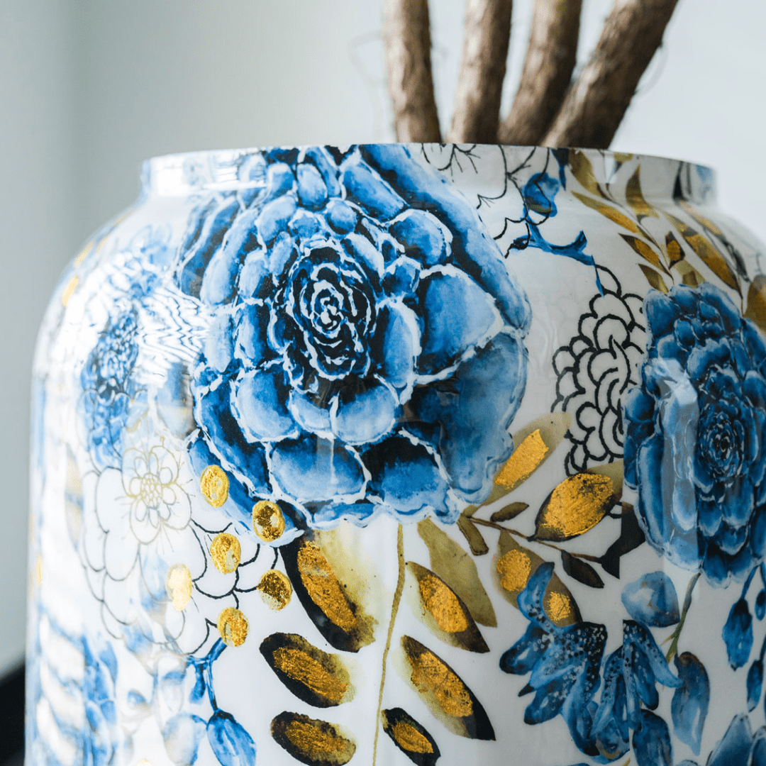 Designed by Lammie vase Dutch Blue | 42cm